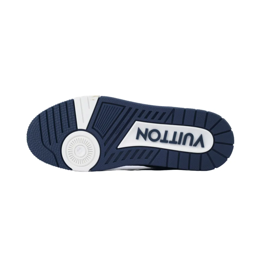 EM Sneakers Louis Vuitton Trainer Deep Blue Cowboy