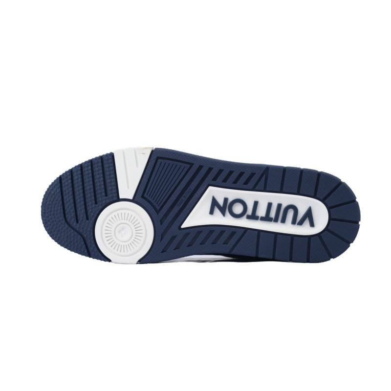 EM Sneakers Louis Vuitton Trainer Deep Blue Cowboy