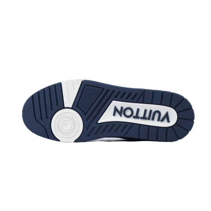 EM Sneakers Louis Vuitton Trainer Deep Blue Cowboy
