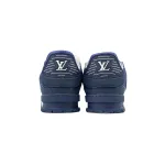 EM Sneakers Louis Vuitton Trainer Deep Blue Cowboy