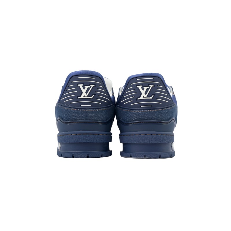 EM Sneakers Louis Vuitton Trainer Deep Blue Cowboy