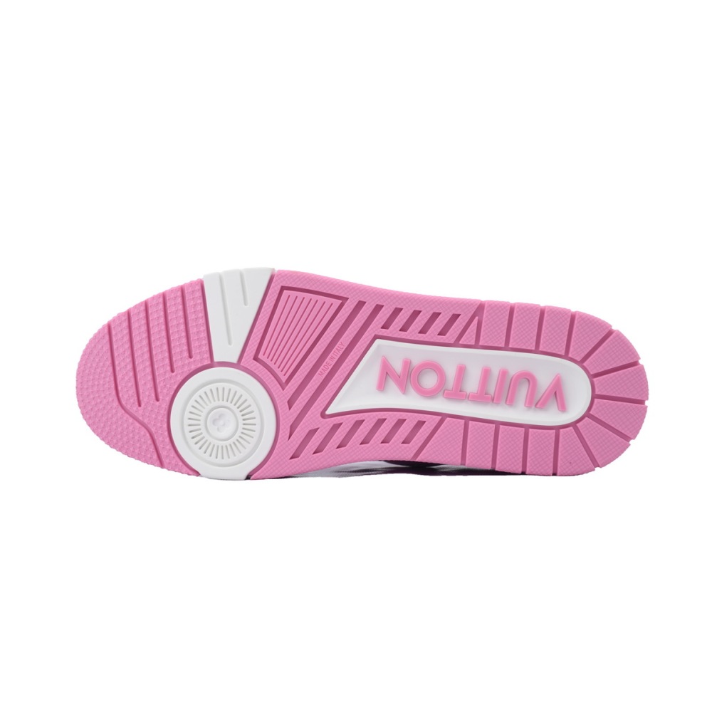 EM Sneakers Louis Vuitton Trainer Pink Cowboy