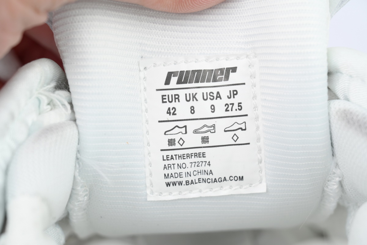 EM Sneakers Balenciaga Runner Graffiti - White Blue