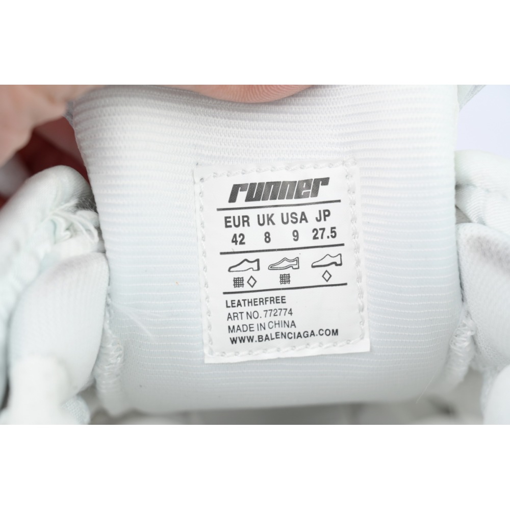 EM Sneakers Balenciaga Runner Graffiti - White Blue