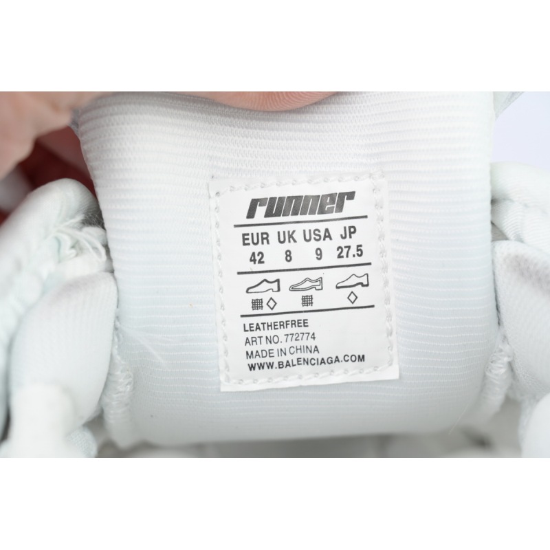EM Sneakers Balenciaga Runner Graffiti - White Blue