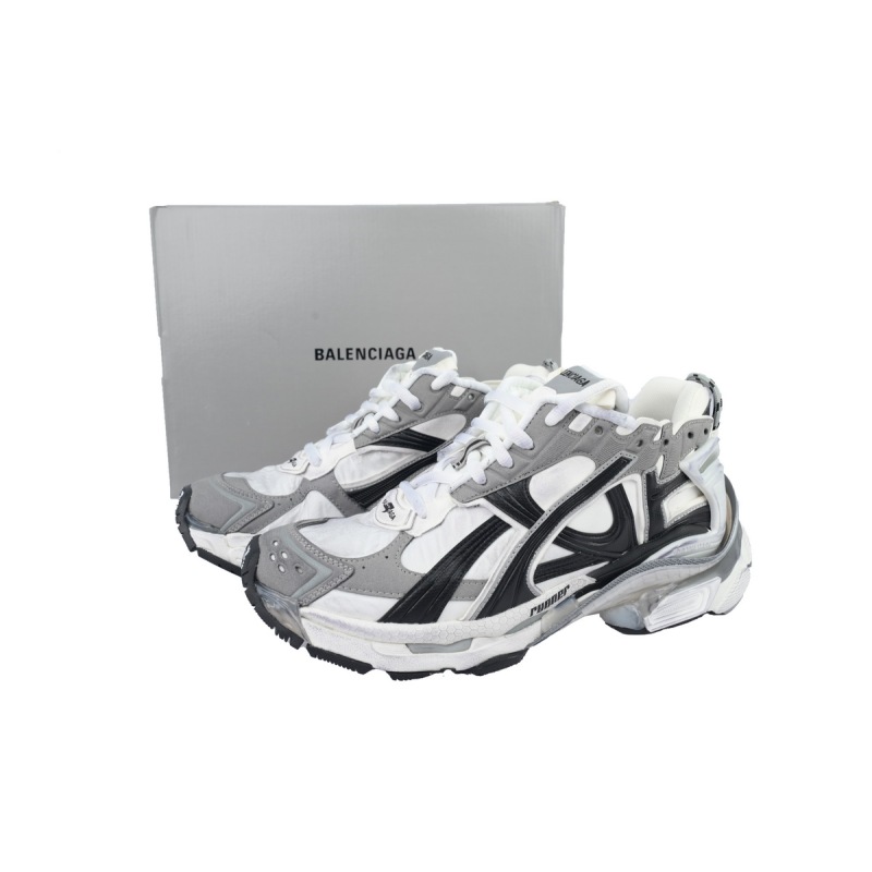EM Sneakers Balenciaga Runner Sneaker Grey White Black