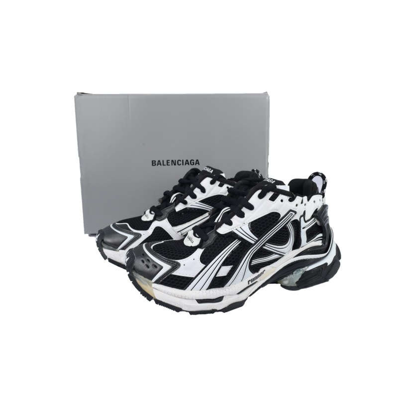 EM Sneakers Balenciaga Runner Sneaker White Black
