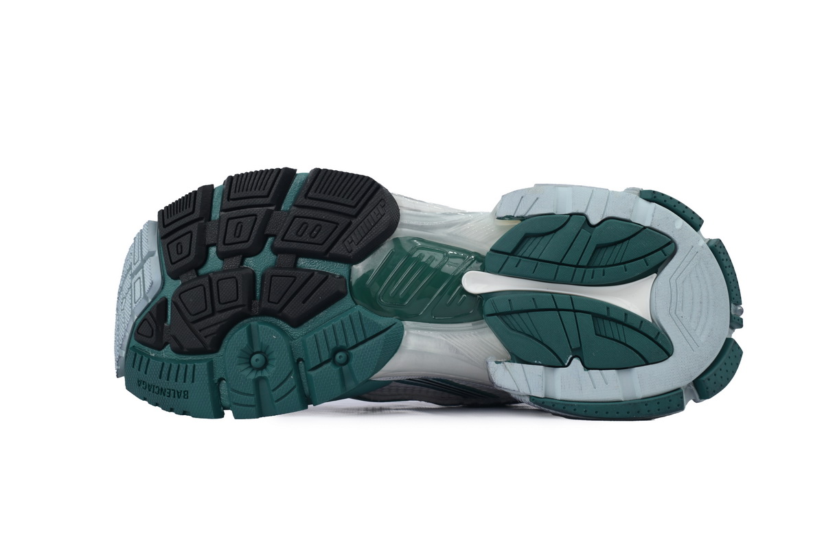 EM Sneakers Balenciaga Runner White Green Blue