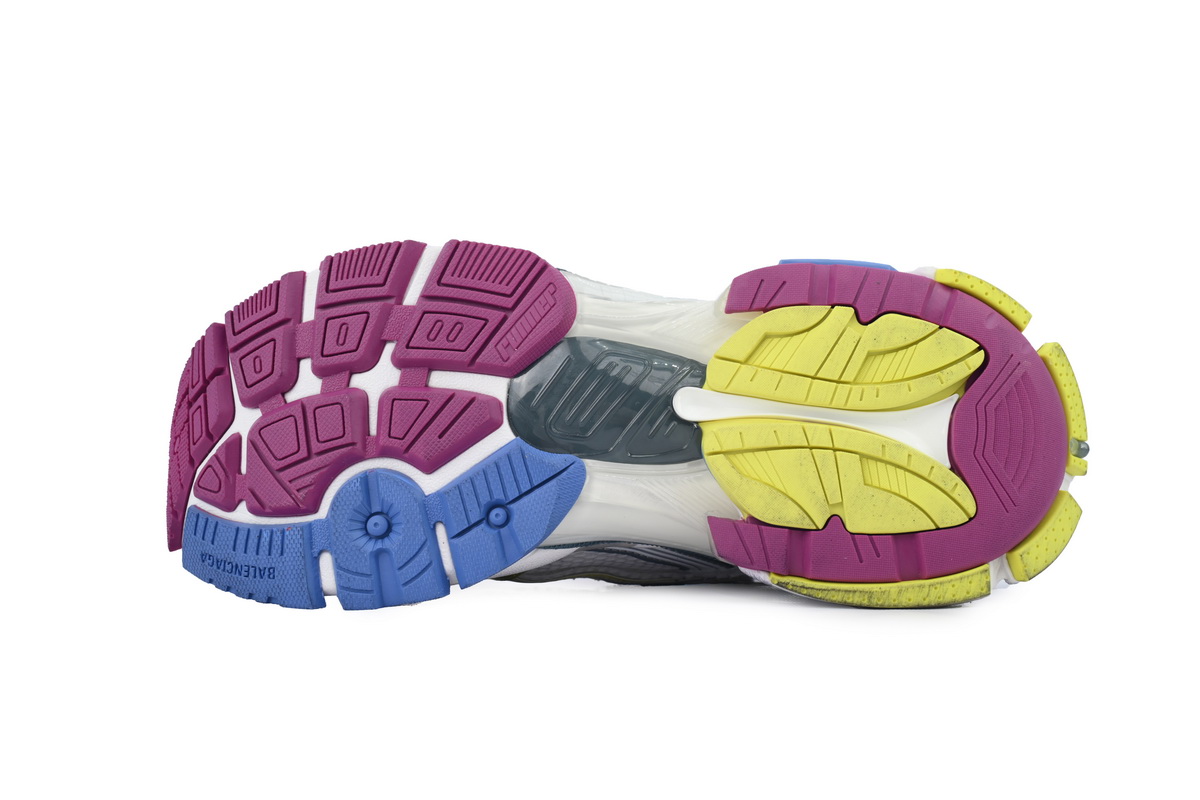 EM Sneakers Balenciaga Runner White Purple Blue