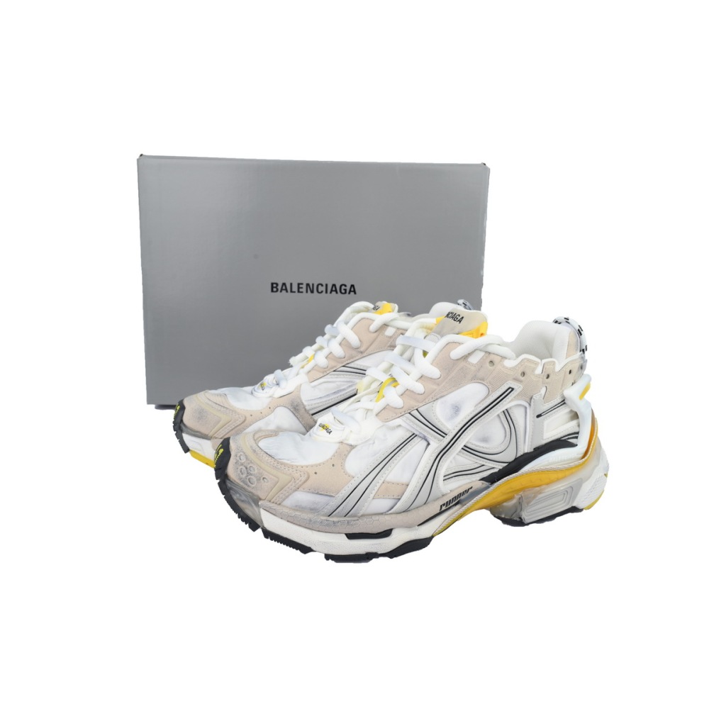 EM Sneakers Balenciaga Runner White Yellow