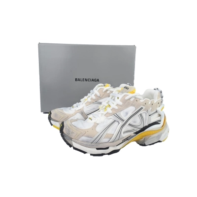 EM Sneakers Balenciaga Runner White Yellow 02