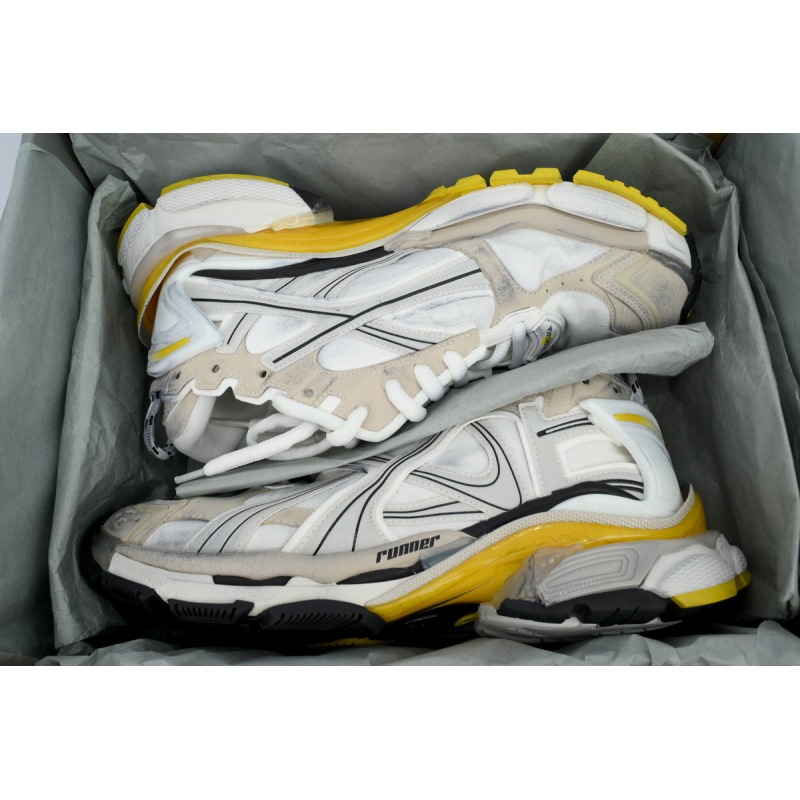 EM Sneakers Balenciaga Runner White Yellow