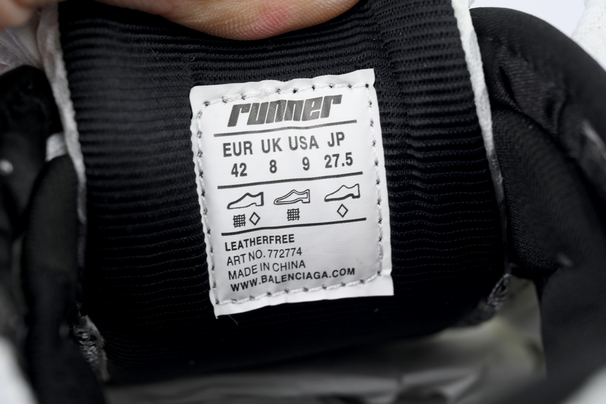 EM Sneakers Balenciaga Runner White Yellow Blue