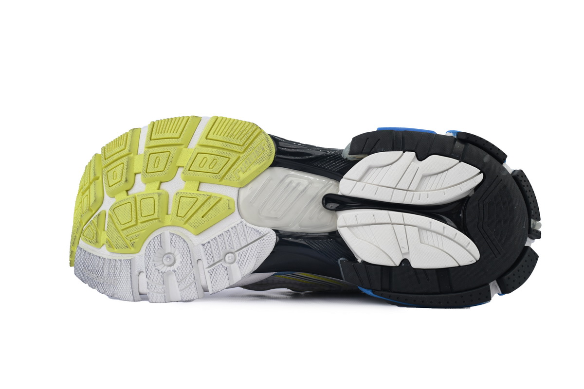 EM Sneakers Balenciaga Runner White Yellow Blue