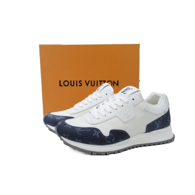 EM Sneakers Louis Vuitton Run Away White Blue 02