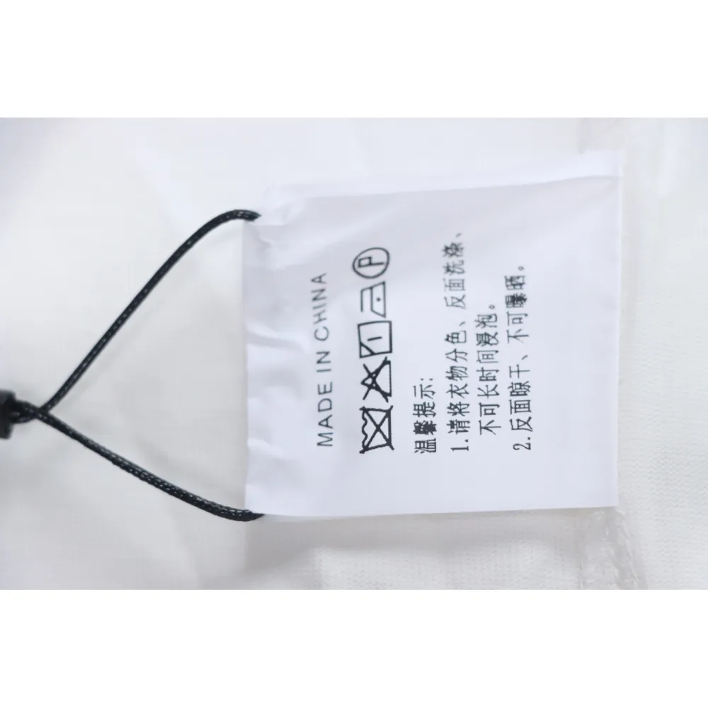 EM Sneakers Chrome Hearts 2024ss Metal Cross Gypsophila Diamond T-shirt White
