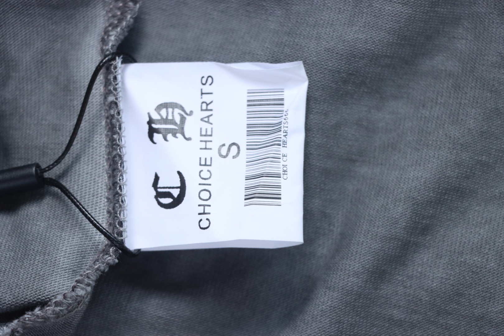 EM Sneakers Chrome Hearts Heavy Industry Washed Distressed T-shirt Gray