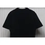 EM Sneakers Chrome Hearts 25ss cut-out Patchwork with Silver Cross Embroidery T-shirt Black