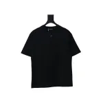 EM Sneakers Chrome Hearts 25ss cut-out Patchwork with Silver Cross Embroidery T-shirt Black