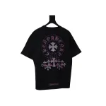 EM Sneakers Chrome Hearts 25ss Glitter Logo Print T-shirt Black