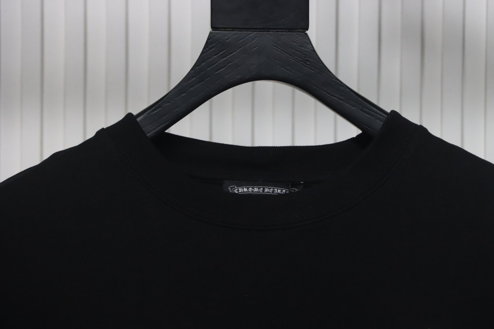 EM Sneakers Chrome Hearts 25ss Glitter Logo Print T-shirt Black