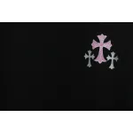 EM Sneakers Chrome Hearts 25ss Glitter Logo Print T-shirt Black