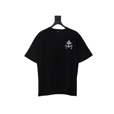 EM Sneakers Chrome Hearts 25ss Glitter Logo Print T-shirt Black 01