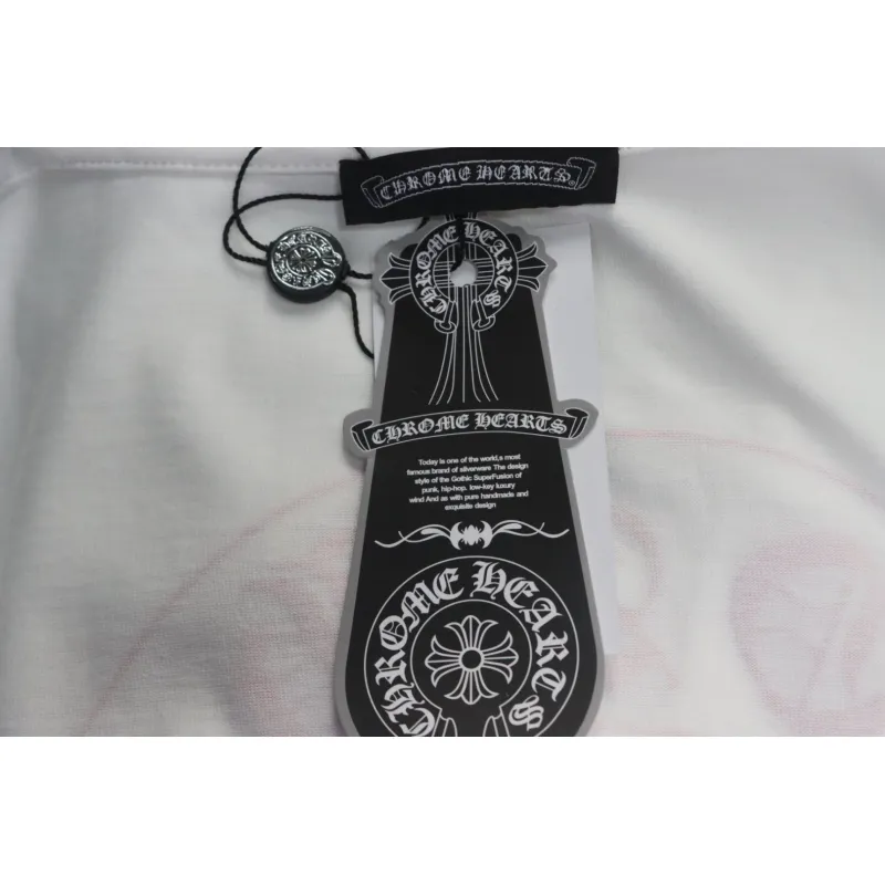 EM Sneakers Chrome Hearts 25ss Glitter Logo Print T-shirt White