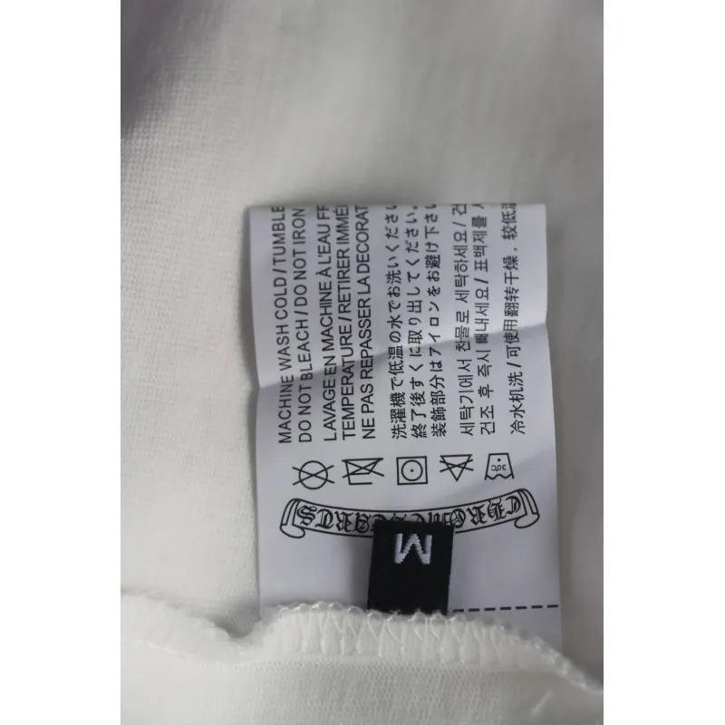 EM Sneakers Chrome Hearts 25ss Glitter Logo Print T-shirt White
