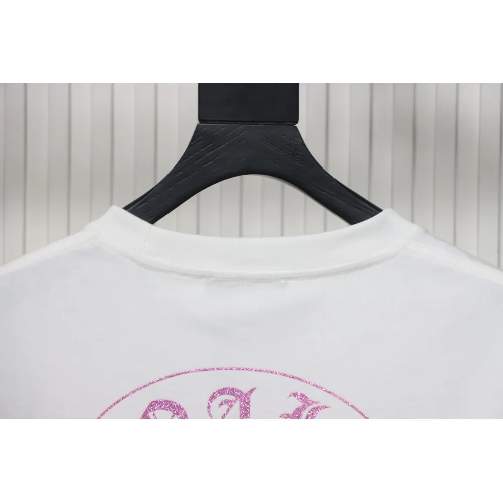 EM Sneakers Chrome Hearts 25ss Glitter Logo Print T-shirt White