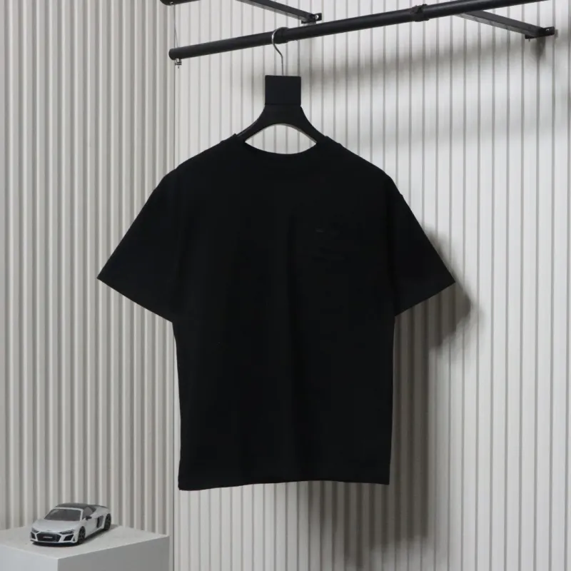 EM Sneakers Chrome Hearts 25ss Heavy Duty Back Overlap Cross Patch Embroidered T-shirt Black