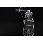 EM Sneakers Chrome Hearts 25ss Heavy Duty Back Overlap Cross Patch Embroidered T-shirt Black