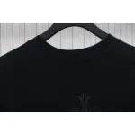 EM Sneakers Chrome Hearts 25ss Heavy Duty Back Overlap Cross Patch Embroidered T-shirt Black