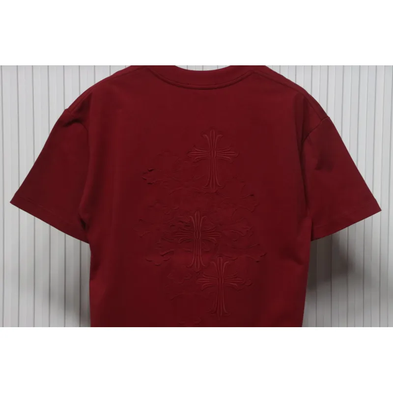 EM Sneakers Chrome Hearts 25ss Heavy Duty Back Overlap Cross Patch Embroidery Red