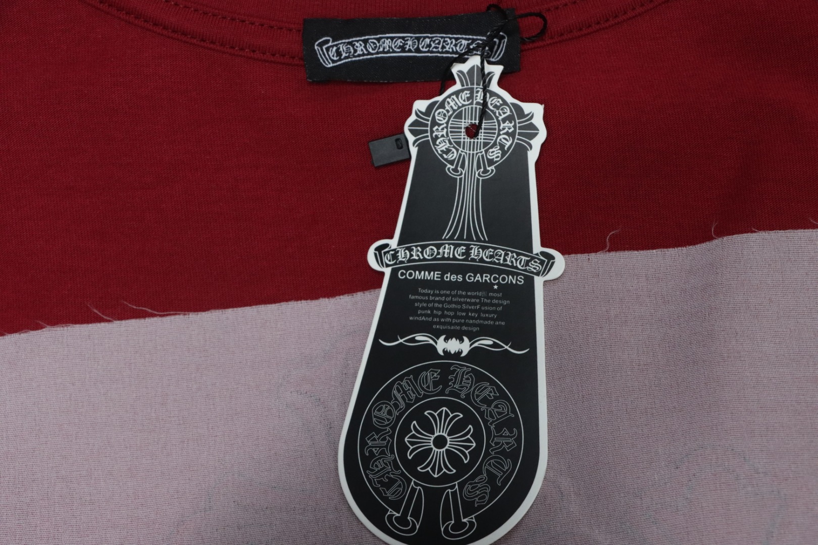 EM Sneakers Chrome Hearts 25ss Heavy Duty Back Overlap Cross Patch Embroidery Red