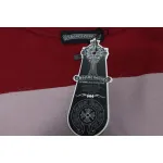EM Sneakers Chrome Hearts 25ss Heavy Duty Back Overlap Cross Patch Embroidery Red