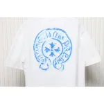EM Sneakers Chrome Hearts 25ss Oil Painting Overlapping Horseshoe Logo T-shirt White