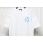 EM Sneakers Chrome Hearts 25ss Oil Painting Overlapping Horseshoe Logo T-shirt White