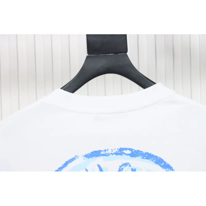 EM Sneakers Chrome Hearts 25ss Oil Painting Overlapping Horseshoe Logo T-shirt White