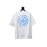EM Sneakers Chrome Hearts 25ss Oil Painting Overlapping Horseshoe Logo T-shirt White