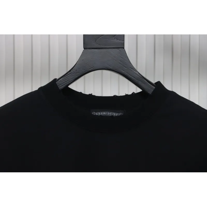 EM Sneakers Chrome Hearts 25ss Valentine's Day Patch Embroidered Graffiti T-shirt Black