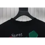 EM Sneakers Chrome Hearts 25ss Valentine's Day Patch Embroidered Graffiti T-shirt Black