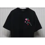 EM Sneakers Chrome Hearts 25ss Valentine's Day Patch Embroidered Graffiti T-shirt Black