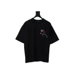 EM Sneakers Chrome Hearts 25ss Valentine's Day Patch Embroidered Graffiti T-shirt Black