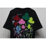 EM Sneakers Chrome Hearts 25ss Valentine's Day Patch Embroidered Graffiti T-shirt Black