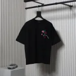 EM Sneakers Chrome Hearts 25ss Valentine's Day Patch Embroidered Graffiti T-shirt Black