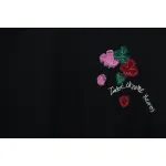 EM Sneakers Chrome Hearts 25ss Valentine's Day Patch Embroidered Graffiti T-shirt Black