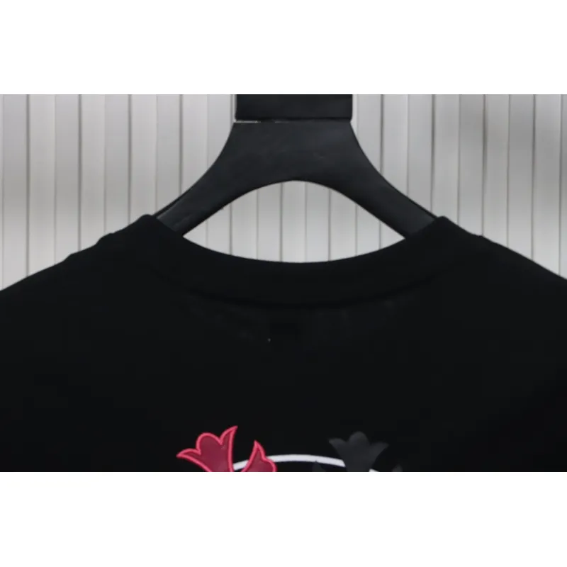 EM Sneakers Chrome Hearts CH Colorful Leather Cross T-shirt Black