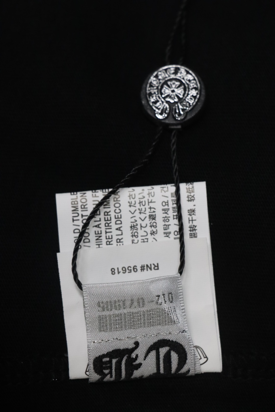 EM Sneakers Chrome Hearts CH Colorful Leather Cross T-shirt Black