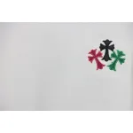 EM Sneakers Chrome Hearts CH Colorful Leather Cross T-shirt White